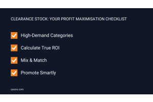 Clearance Stock: Double Your Profit Margins