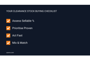 Clearance Stock: No Minimum Order, Real Profit