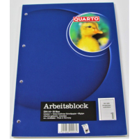 A4 Quarto Workbook with 50 sheets of paper