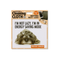 Microfibre Cloth with Miniature Schnauzer Print