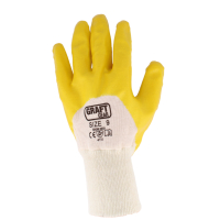 GRAFT GEAR YELLOW GLOVES LARGE SIZE 9