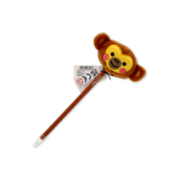 Adorable Fluffy Monkey Plush Black Ink Pen