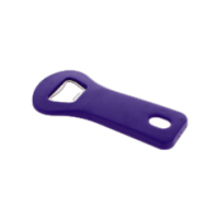 Purple beer bottle opener