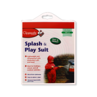 Kids splash suit raincoat, 2-4 years, clear packaging