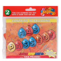 Wholesale pack of 10 balloons