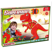 Supermag 3D Dinosaur Magnetic Toy Set