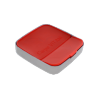 Large red and grey peel box for bulk storage