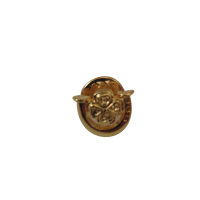 Shamrock Celtic Horseshoe Brooch featuring Irish design
