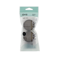QVS Travel Jars 20ml 2pk transparent for toiletries