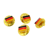 Small metal German flag badge