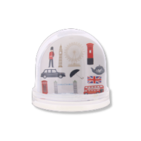 London Snow Globe featuring iconic landmarks and symbols