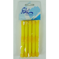 YELLOW HAIR CURLERS SMALL