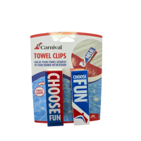 Carnival Choose Fun Towel Clips 2 Pcs