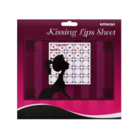 Kissing Lips Sheet Stickers