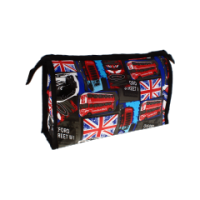 London Toiletry Case with London themed design