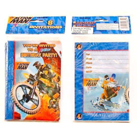 Action Man 8 X Invites