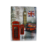 London-themed A4 ring binder with iconic London prints