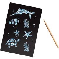 Under The Sea Scratch Art Set for children