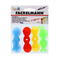 Pack of 12 green alien head novelty clothes pegs