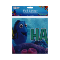 Finding Dory Foil Banner with Dory and Nemo