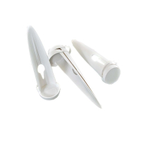 SET OF 4 BEACH PINS WHITE
