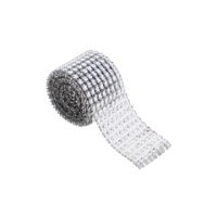1.5M Diamond Effect Crystal Ribbon shimmering close-up