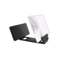 Mobile phone screen magnifier showing enlarged display.
