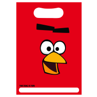 Angry Birds themed party loot bags, 8 per pack