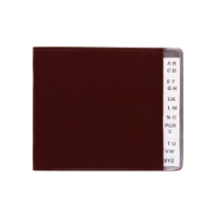 Mini red wallet pocket telephone index for contacts