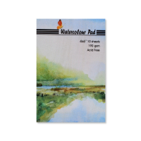 Watercolour Pad Four by Six inch Ten Sheets 190gsm Acid Free