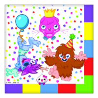 Moshi Monsters 16 pack napkins