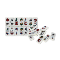 Spider-Man 28 piece domino game set