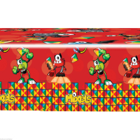 Mixels themed table cover, colourful cartoon design