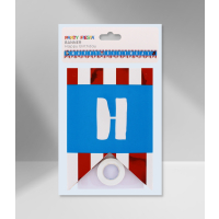 Glossy Happy Birthday Banner with Ribbon
