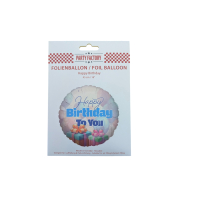 Pastel Happy Birthday To You Foil Balloon 45cm
