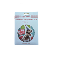 Dinosaur Party Time Foil Balloon 45cm