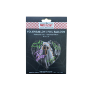 Halloween Boo Heart Foil Balloon 45cm