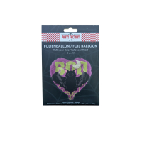 Halloween Bat Heart Shape Foil Balloon 45cm