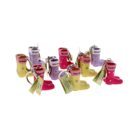 Suki Sarah Wacky Personalised Keyring assortment in various colours