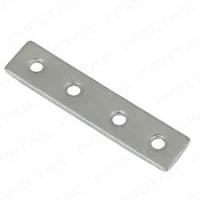 Zinc plated steel mending plates 75mm in size