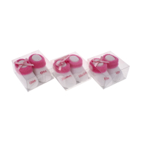Suki Baby Socks Ella in pink and white for newborns