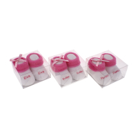 Suki Baby Socks Florence in pink and white