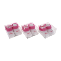 Suki Baby Socks Molly pink white newborn