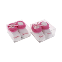 Suki Baby Socks in Scarlett colour