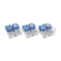 Suki Baby Socks Harley blue and white newborn