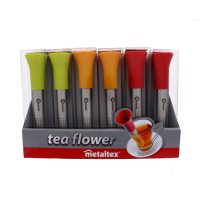 Assorted silicone handle tea infuser stick