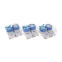 Suki Baby Socks Jenson blue and white newborn