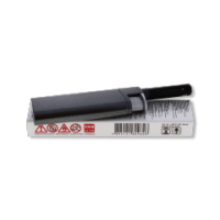 Elfin Mc Black refillable lighter with windproof flame