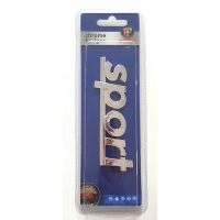 Assorted 'Sport' & 'Turbo' car chrome badges