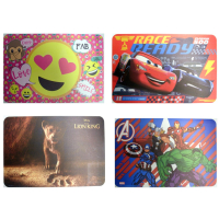 Assorted designs 4 picture placemats featuring popular characters